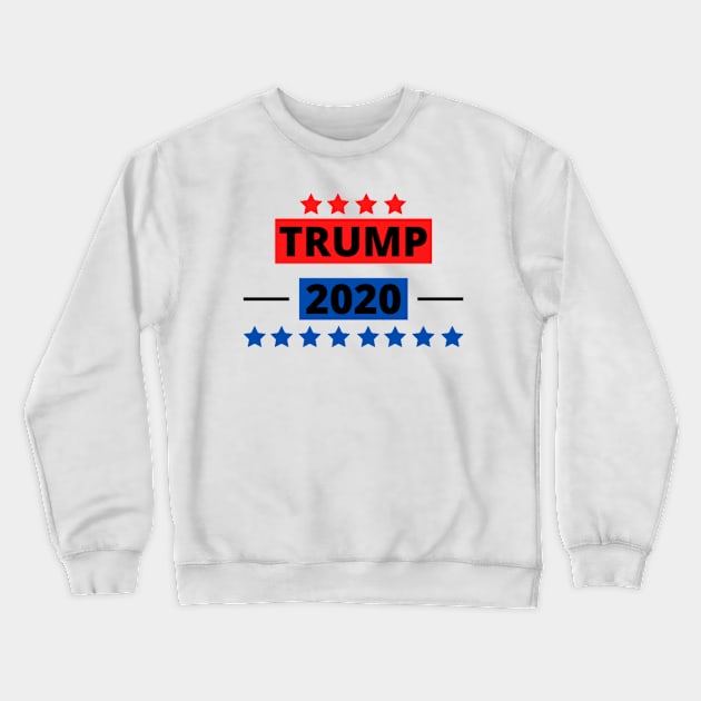 DONALD TRUMP AND PENCE PRESIDENT 2020 Crewneck Sweatshirt by Rebelion